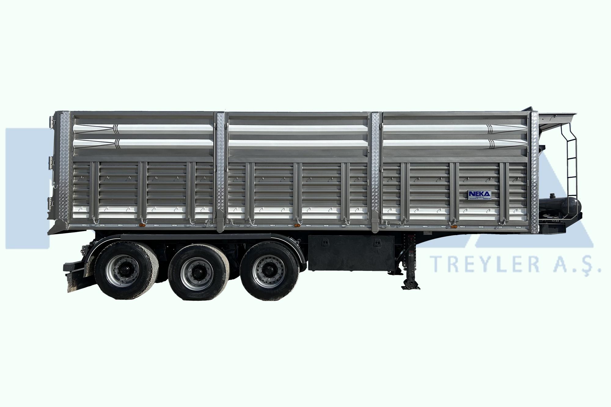 TIPPER SEMI TRAILER WITH COVER