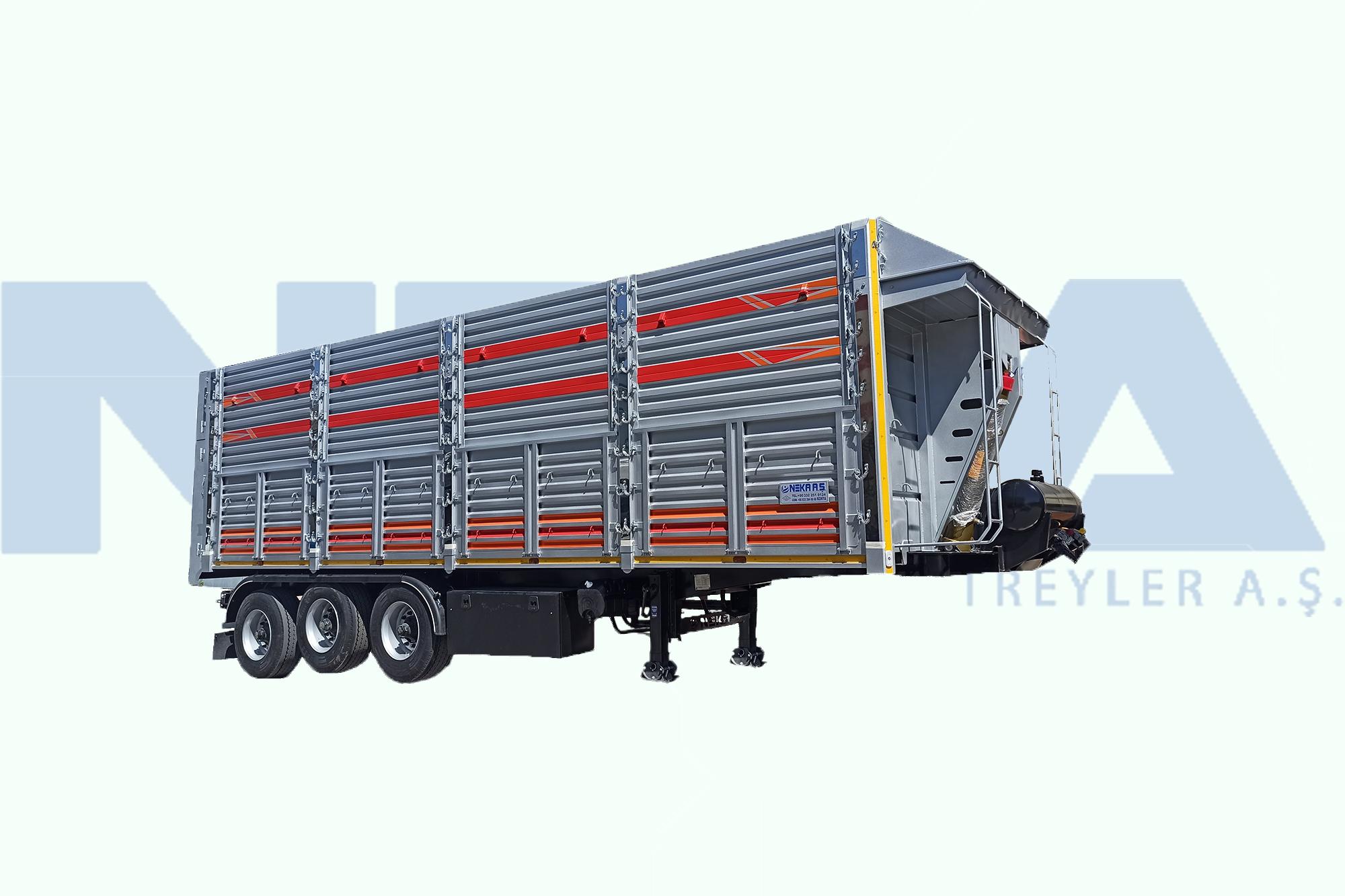 9.30 TIPPER TYPE SEMI-TRAILER WITH COVER