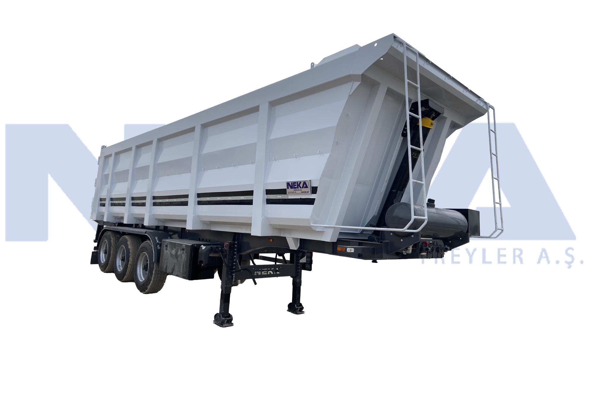 ACCORDION TIPPER TYPE SEMI TRAILER