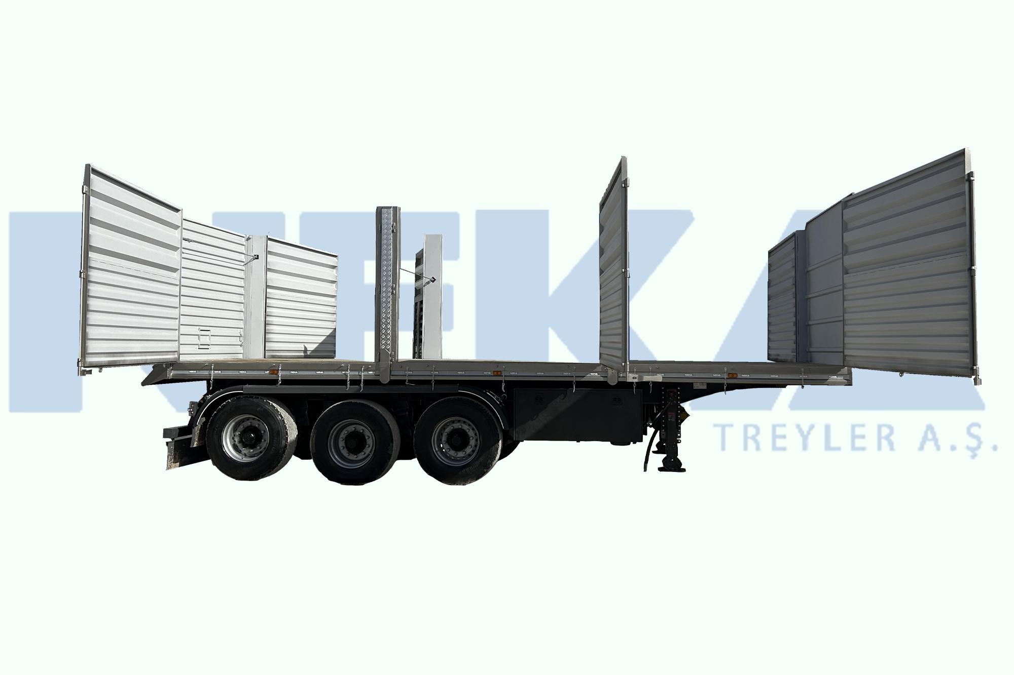 SIDE OPENING COVER TIPPER SEMI TRAILER