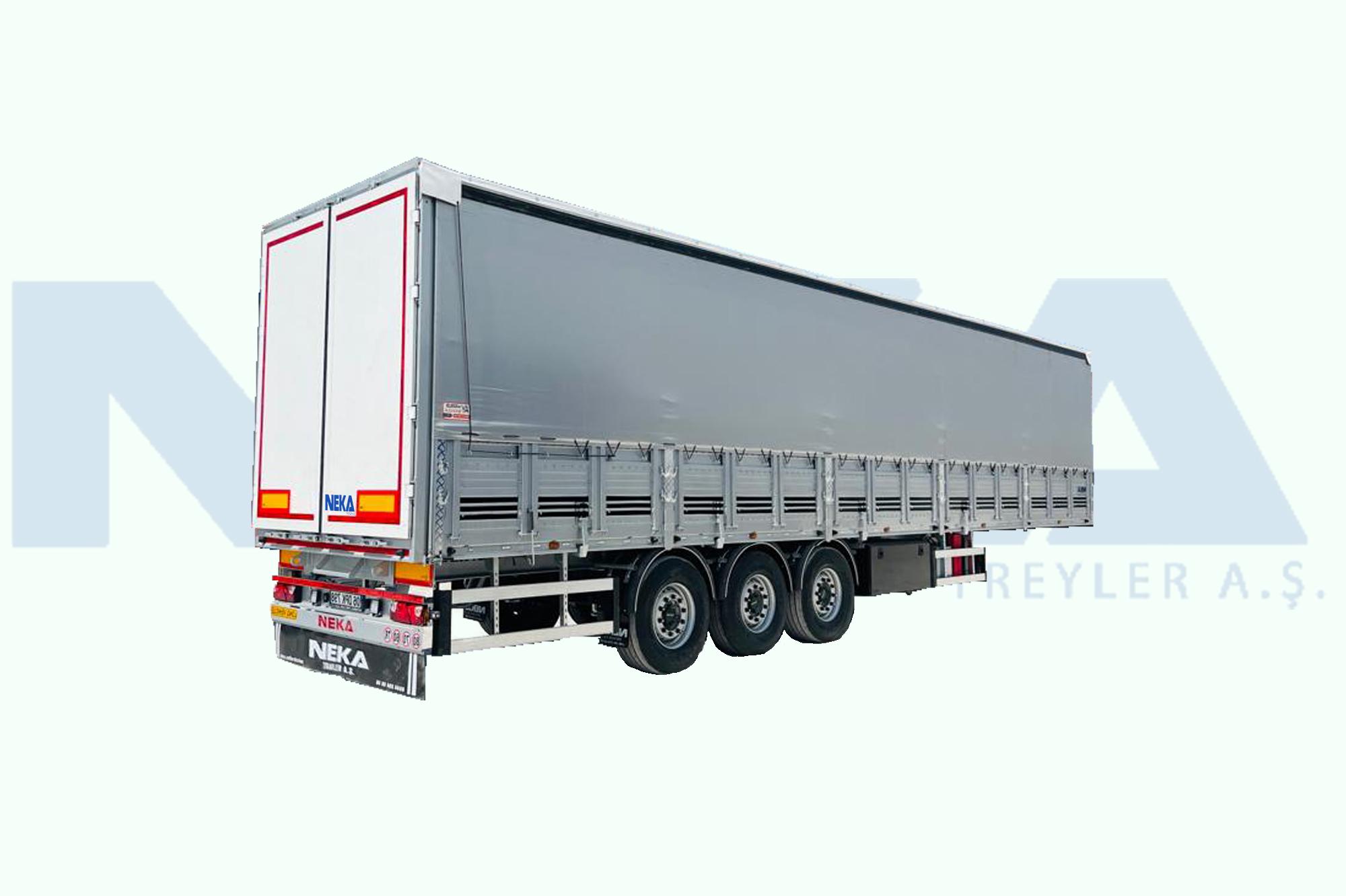 SAL TRAILER WOODEN COVER VEGETABLE TRANSPORT SEMI TRAILER